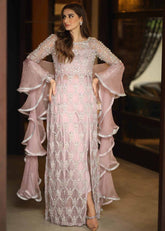 Blush Radiance – Pink Embellished Formal Ensemble